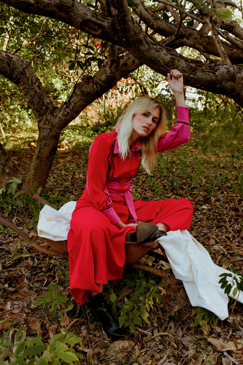 Cowboy's Tears Dress - Red & Pink Cowboy's Tears Dress - Red & Pink
