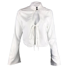 Load image into Gallery viewer, Cowgirl Clue blouse - Off-White blouse SALE