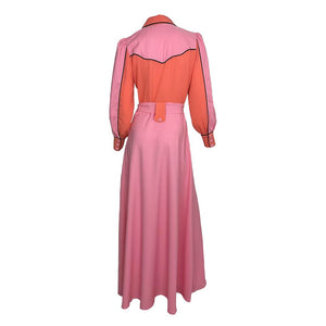 Cowboy’s Tears Dress  - Pink & Peach available now