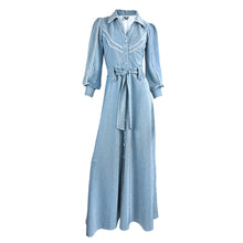 Load image into Gallery viewer, Cowboy’s Tears Dress - Blue Lurex SALE