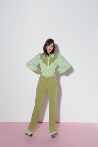 Anytime, Cowboy Trousers - Green SALE