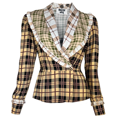 ‘So Long Marianne’ Blouse - Plaid