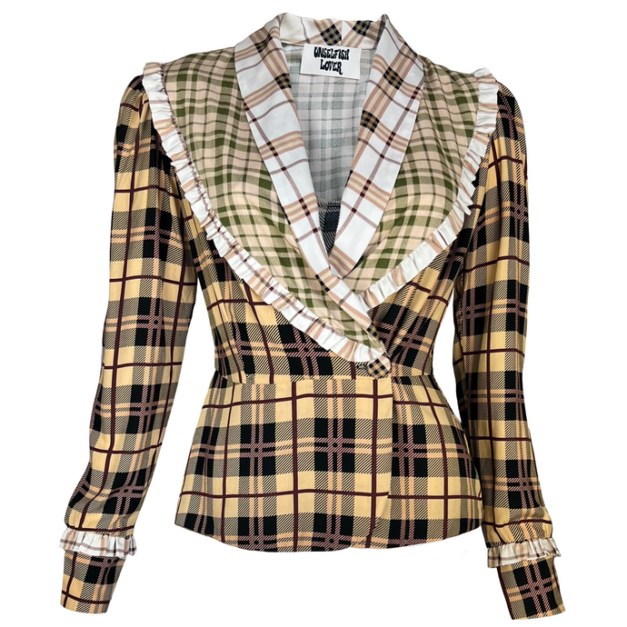 ‘So Long Marianne’ Blouse - Plaid