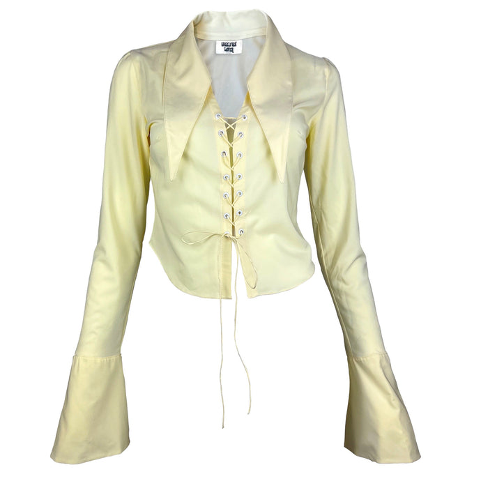 Slow Dance Blouse - Butter Yellow