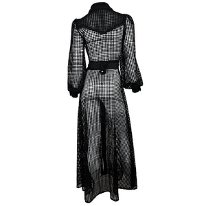 Cowboys Tears dress - Black guipure lace