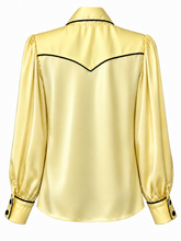 Load image into Gallery viewer, Anytime, Cowboy blouse - Yellow