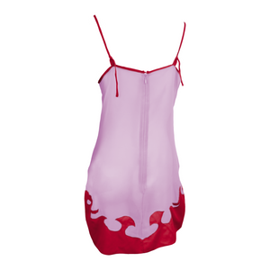 Cult Survivor Dress - Lilac & Red