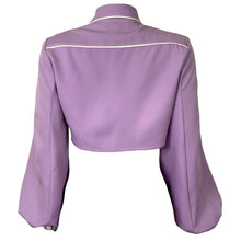 Load image into Gallery viewer, Faux Real Lavender Blouse
