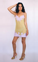 Load image into Gallery viewer, Cult Survivor Dress - Yellow &amp; Lilac