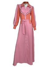 Load image into Gallery viewer, Cowboy’s Tears Dress  - Pink &amp; Peach